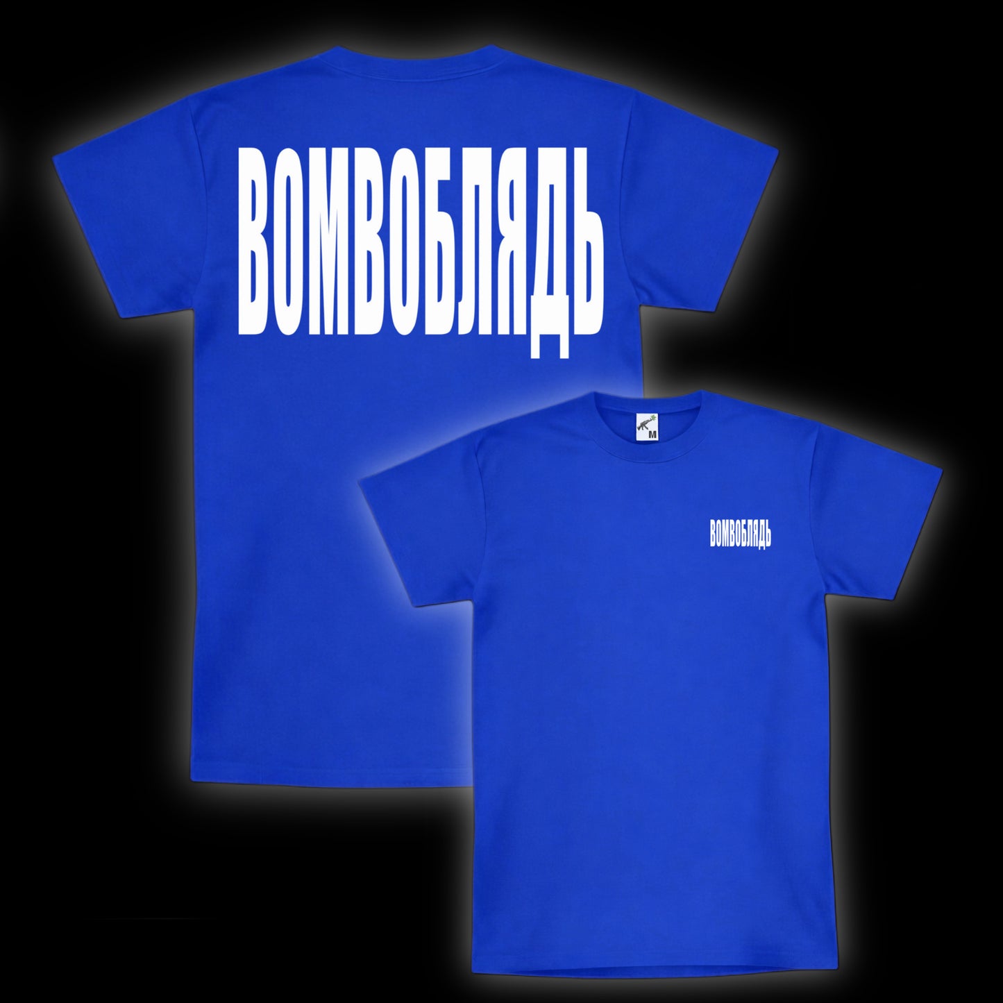 STAPLE TEE BACK PRINT (BLUE)