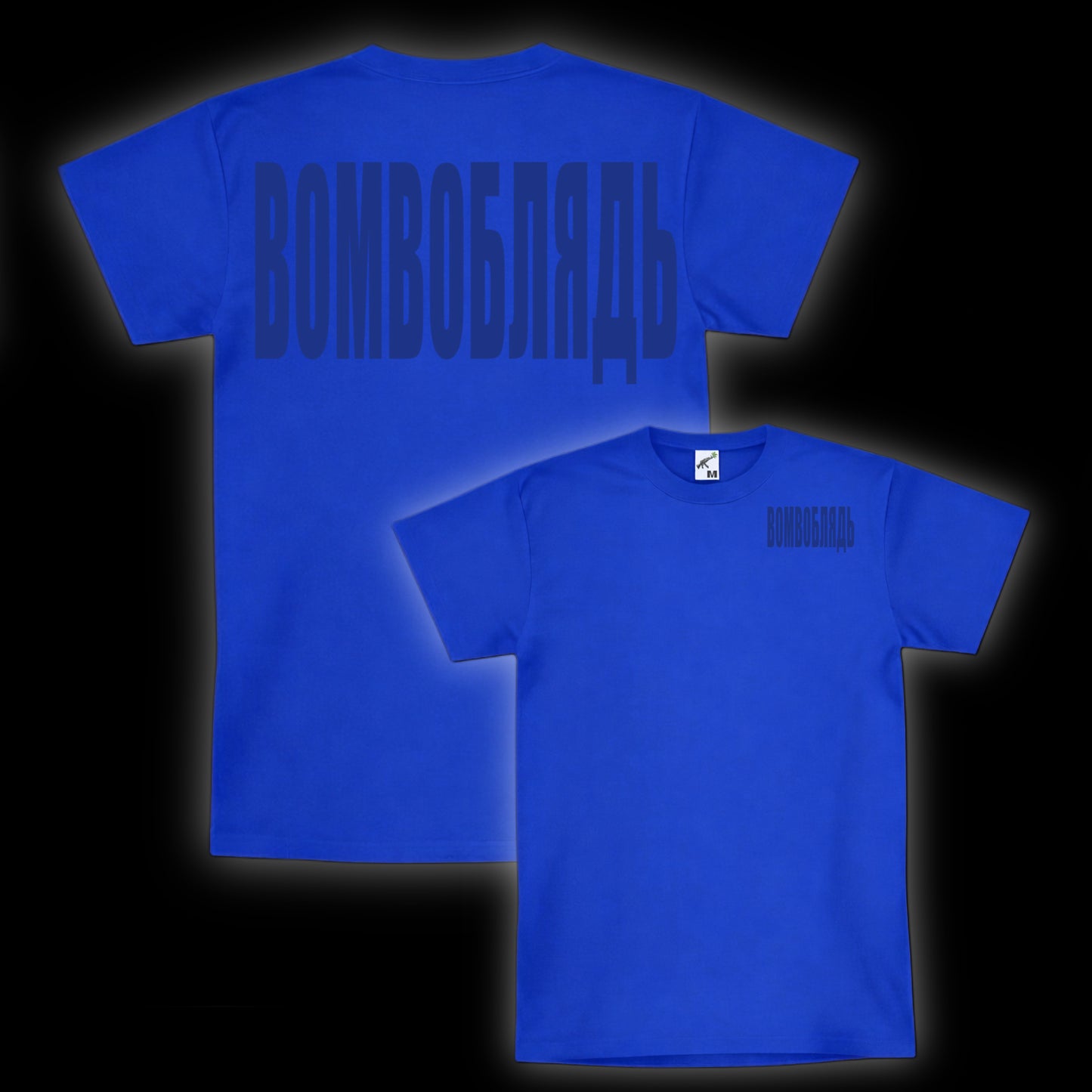 STAPLE TEE BACK PRINT (BLUE)