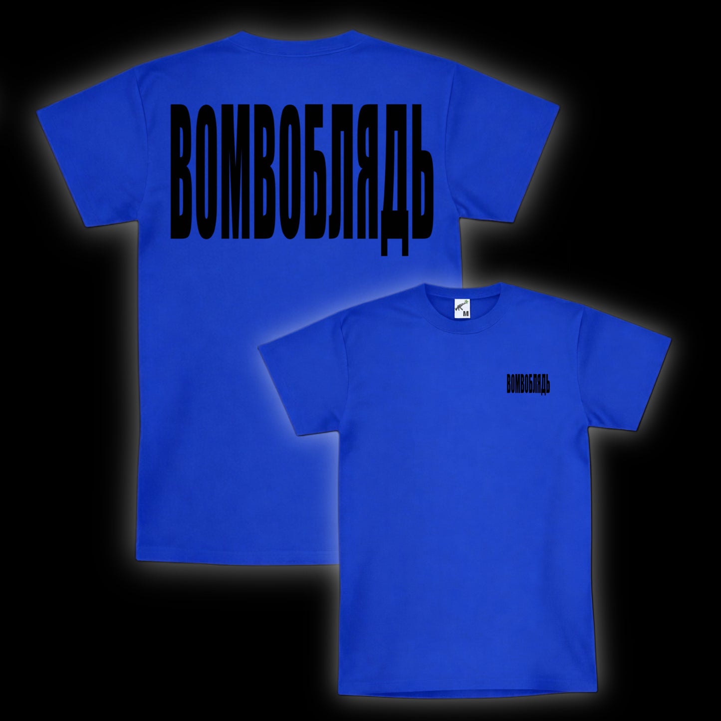 STAPLE TEE BACK PRINT (BLUE)